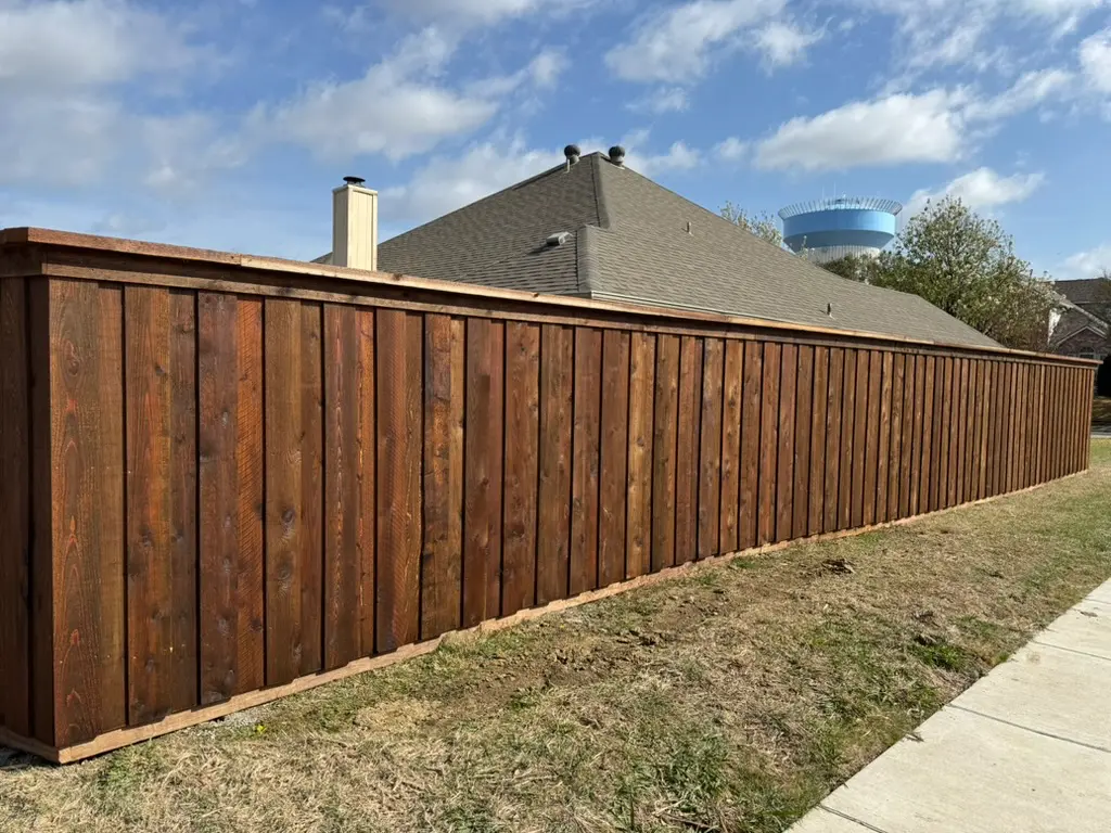 Fence installation in Carrollton, TX
