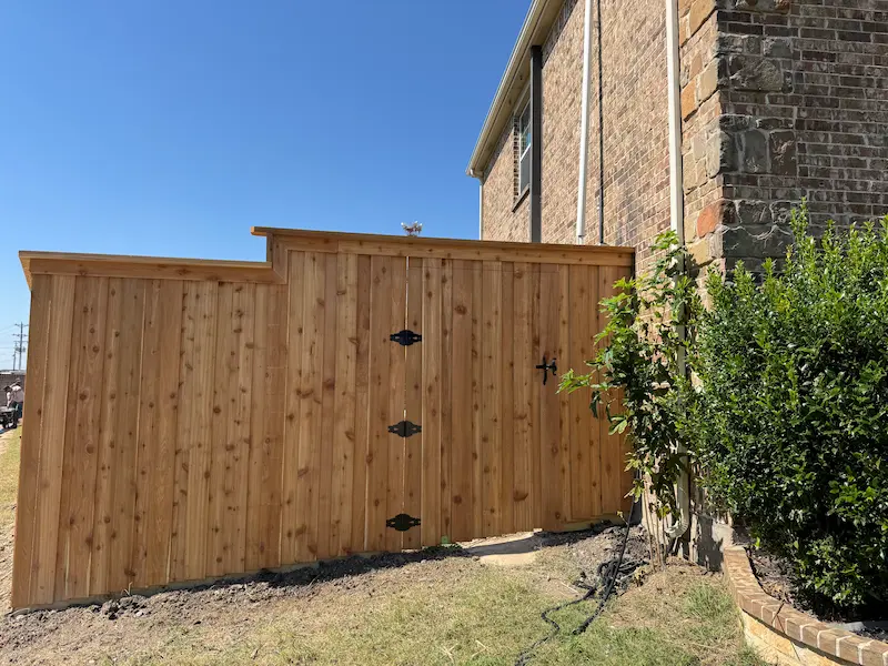 Fence installation in The Colony, TX