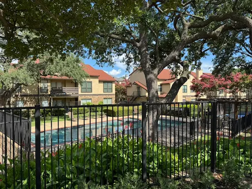 Ornamental iron fence with powder-coated finish in Dallas, TX